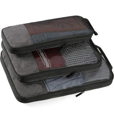 China Travel Organizer Packing Cubes Compression Packing Cubes Set of 3 Travel Organizer Packing Cubes Compression Packing Cubes for sale