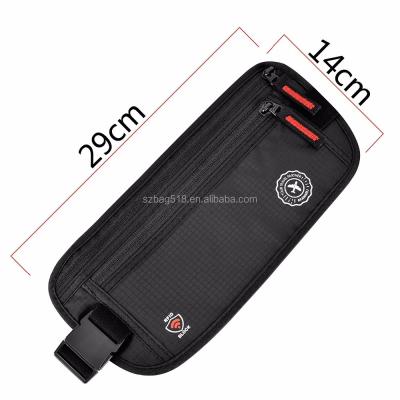 China Water Proof BSCI Factory OEM Amazon Premium Hot Waterproof Hidden Stylish Rfid Blocking Travel Money Belt for sale