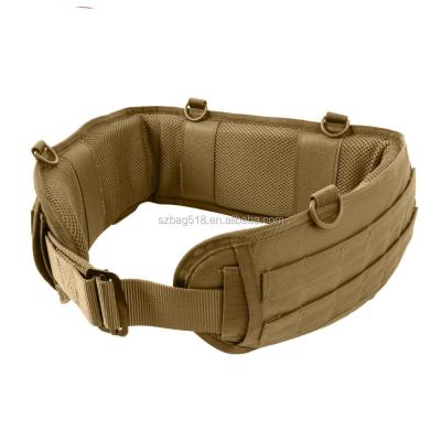 China Portable Wholesale Custom Military Tactical Belt Padded Battle Belt for sale