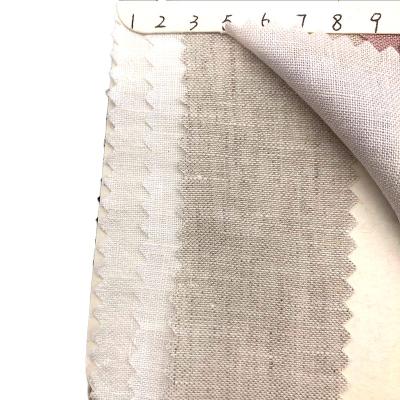 China Stain Resistant Hot Product 100% Pure Linen Fabric Sand-washed Fabric For Dress Linen Fabric for sale