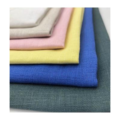 China High quality Anti-rust factory direct sales 101 pure linen fabric 14*14 for linen dress fabric 100 for sale