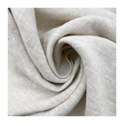 China QUICK DRY Hot Product 100 Linen Sand Wash Plain Weave 9*9s For Dress Sheer Linen Fabric for sale