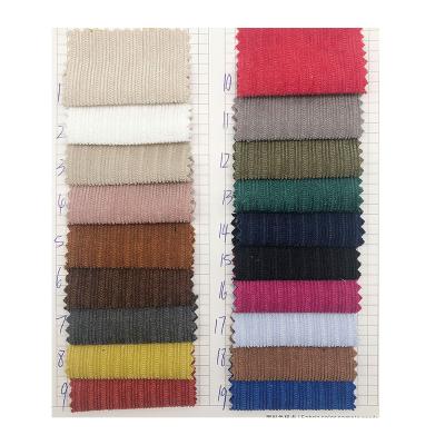 China New Product Nylon Elastic Polyester Corduroy Fabric 16W Spacer Corduroy Shrink-Resistant For Jacket for sale