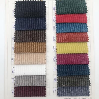 China 2021 Latest 28W Polyester Corduroy Tape Shrink-Resistant Nylon Corduroy Fabric For Dress for sale