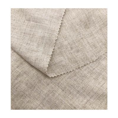 China High Quality Soft Plain QUICK DRY 65%Rayon 35%Linen 215GSM For Garment Canvas Viscous Fabric for sale