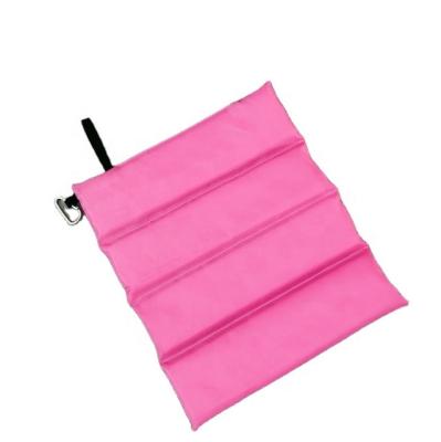 China Advertising / Gifts Outdoor Foldable Cushion 210D With 10MM EPE Foam Inside With Carabiner for sale