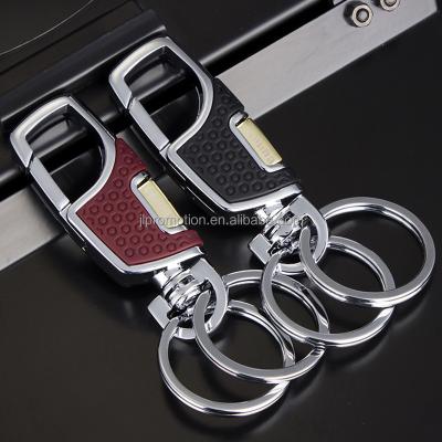 China Promotional Detachable Fashion Metal Keychain Promotional Key Ring With Logo Customized for sale