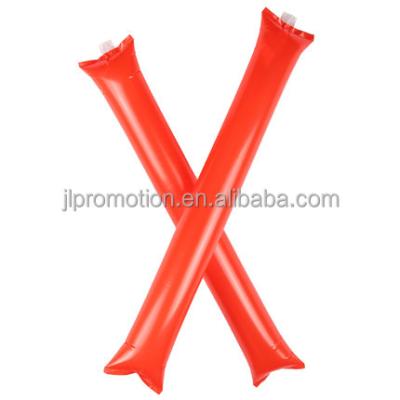 China Plastic inflatable cricket bat, long inflatable ball stick abvertising inflatable hockey stick for sale