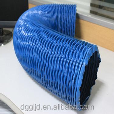 China Vapor Exhaust Fabric Hose Duct Hose Flexible Nylon Geli Tube for sale