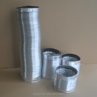 China Aluminum Foil Aluminum Foil Exhaust Flexible Ducts For HVAC Systems Polyester Film for sale