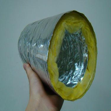 China Aluminum Foil Flexible Duct Foil Insulated Flexible Vapor Hood Kitchen Air Duct for sale