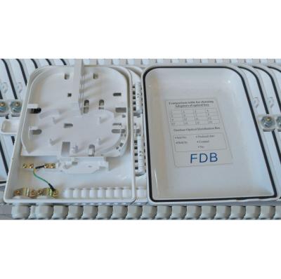 China FTTH Outdoor Indoor Installation 16 core FAT Box 1x16 PLC Splitter SC fiber optic termination distribution box NAP box for sale