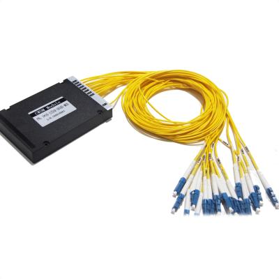 China Fiber Optical Equipment CWDM 16CH 1310-1610nm ABS module mux demux FWDM CWDM DWDM for sale