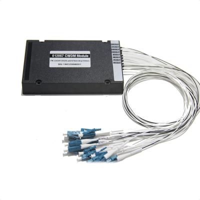 China 2CH 4CH 8CH 16CH 18CH bidirection WDM CWDM 1270-1610nm mux demux OADM FWDM splitter CWDM DWDM for FTTx for sale