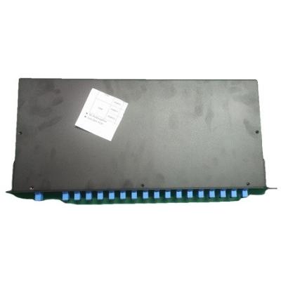 China 1U Rack 100Ghz Fiber Optical DWDM Module 18ch DWDM MUX DEMUX for sale