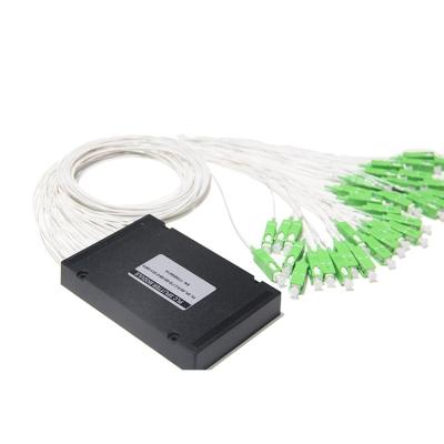 China Wholesale Bare fiber splitter 0.9mm PLC Splitter 1x16 ABS for FTTH FTTB FTTX Network for sale