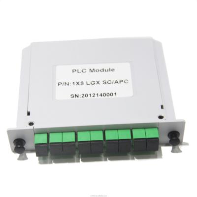 China FTTH Catv Splitter 1*16 Way plug-in SC APC CATV Box Cassette Card Splitter for sale