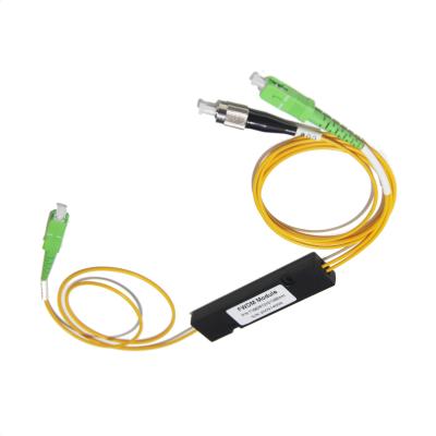 China Passive Optical WDM 3 ports channel 1310/1490/1550nm Fiber Optic splitter ABS FWDM for sale