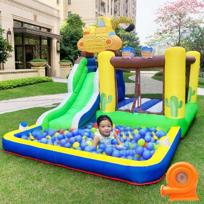 China Oxford Cloth Factory In Running Happy Bounce House Commercial Inflatable Kid's Water Bouncy House Party Bouncy House for sale