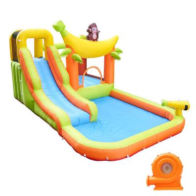 China New Hot Selling Inflatable Bouncer Inflatable Outdoor House Outdoor Entertainment Water Toy Bouncing Water Toy Slide and Slide for sale