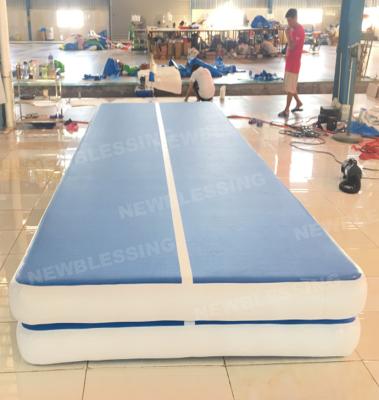 China Hot Selling DWF Inflatable Gymnastics Air Tumbling Tracks , PVC Inflatable Air Track for sale