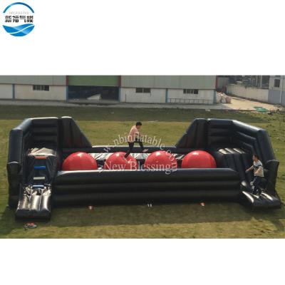 China Inflatable Party/Activity/Outdoor Wipeout Sports Games/NBSPORT Game For Sale, Large Adult Inflatable Wipeout Baller Sports Game for sale