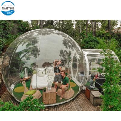 China Outdoor Party Steel Frame Dome Tent For Family , Large Event Steel Dome Tent Inflatable Bubble Tent for sale