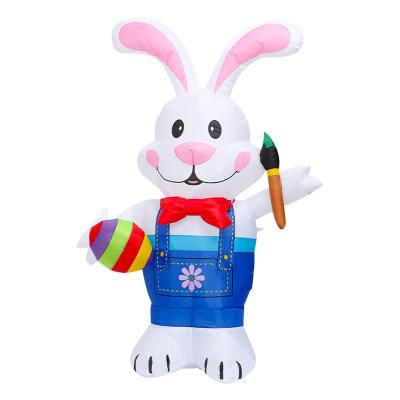 China Inflatable Easter Cloth, Cute Easter Oxford Cartoon LED Lighting Inflatable Pattern Decoration for sale