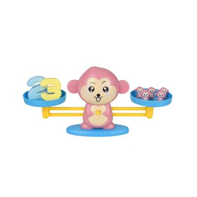 China Popular Educational ABS Monkey Balance Math Kids Games For Maths Learning Age 3 Years And Up for sale