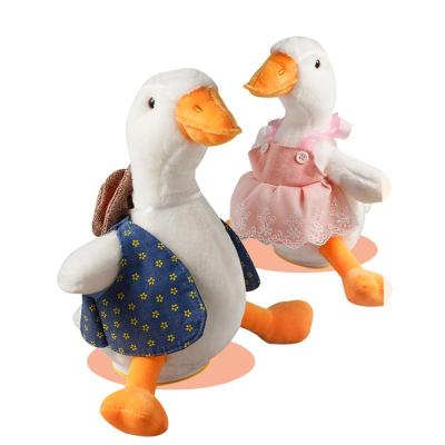 China Singing and Talking Dancing Fashion Electric Repeat Duck Plush Toys with Snooze and Sing Functions for Kids 4-6 Years Old for sale