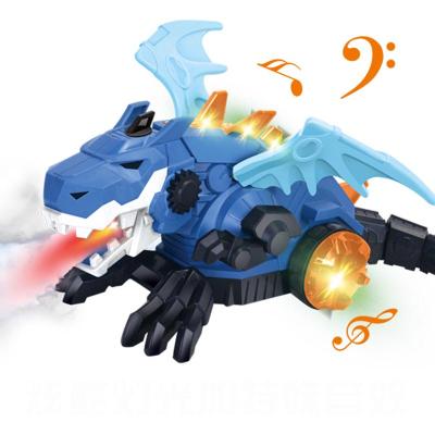 China 2021 New Design Cool Jet Dinosaur Educational Electric Remote Control Toys with Cool Light and Music for sale