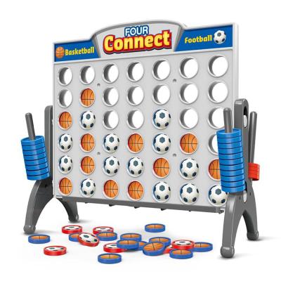 China Football and Basketball Battle Four Motion Educational Vertical Desktop Board Game Even for Kids and Adults for sale