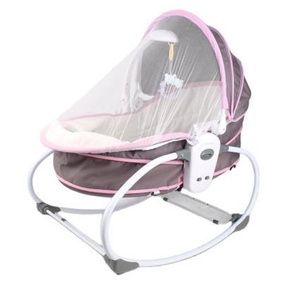 China Electric Fabric Baby Sleep Chair With Nets And Rocking Function for sale