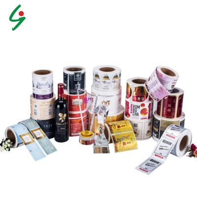 China Waterproof Self Adhesive Customized Roll Sealing Self Adhesive Tape Transparent Color Label Sticker Customized Printing Logo for sale