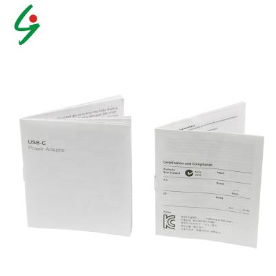 China Recycled Materials Foshan Lijia 80gsm 100gsm Offset Paper Custom Printing Instruction Manual for sale