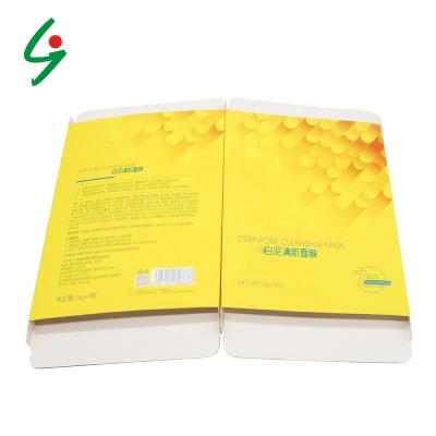 China New Design Recyclable Luxury Custom Folding Eco-friendly Hot Sale Cosmetic Facial Mask Box Packaging for sale