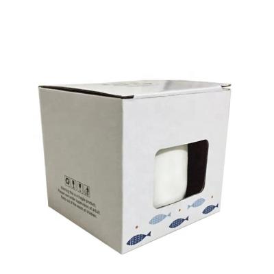 China Free Sample Recyclable Fast Delivery Cardboard Paper Coffee Cup Package Custom Gift Box for sale