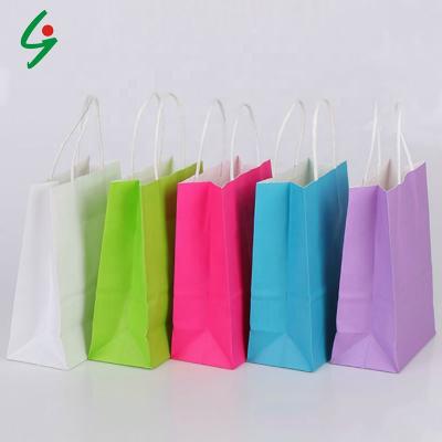 China Wholesale Recyclable Recyclable Kraft Paper Printing Logo Bag Customized Paper Bag for sale