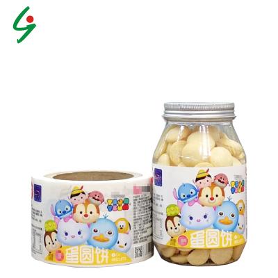 China Waterproof Custom Printing Logo Frozen Food Container Sticker Labels for sale