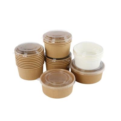 China Restaurant Use Recyclable Kraft Paper Take Out Box To Go Disposable Food Container Food Box for sale