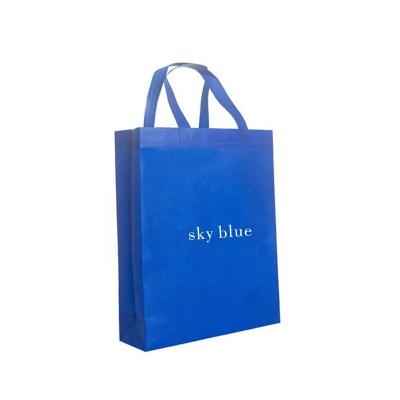 China Custom Handled Handbag Nonwoven Degradable Environmental Friendly Nonwoven Bag Shopping Bag With Logo for sale