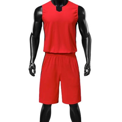 China 2022 HOT Wholesale Antibacterial Custom ODM&OEM Gym Fitness Training Running Sportswear Sets Basketball Sport Wear With Short Number Suits Men for sale