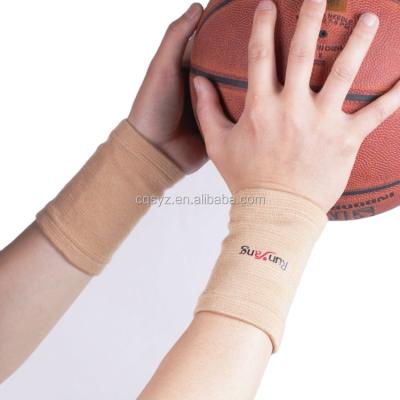 China Wholesale Wear Resistant Colorful Elastic Knitting Wrist Wraps Sports Fitness Wrist Support Soft Forearm Support for sale