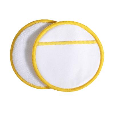 China Remove Makeups Bamboo Facial Pads Cotton Cosmetic Pads Organic Cotton Round Towel For Face Cleaning for sale