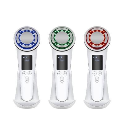 China Wrinkle Remover 4 Colors Led Photon Therapy Skin Tighten Dual Chin Anti Wrinkle Skin Care Tools Neck Face Beauty Device for sale