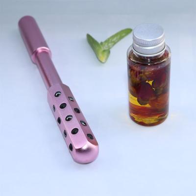 China Skin Revitalizer Germanium Stone Face Eye Body Massager Uplifting Germanium Contouring Roller Germanium Beauty Massage Facial Roller for sale