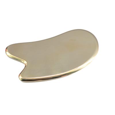 China Full Metal Material Body Massager Copper Gua Sha Contour Lifting Copper Gua Sha Sculpting Body for sale