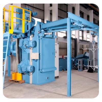 China Rust Removing Rust Removing Lpg Cylinder Shot Blasting Machine / Gas Cylinder Surface Cleaning Machine for sale