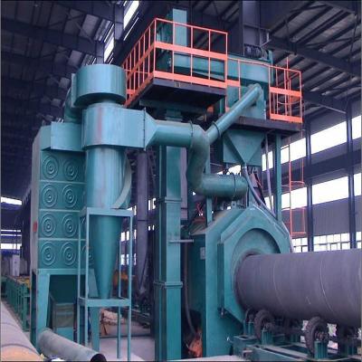 China Building Material Shops Steel Type Profile Shot Blasting Roller Conveyor Machine for sale