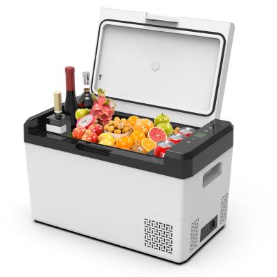 China Factory Sale 25L Portable Car Fridge DC12/24V AC100-240V Small Fridges Waterproof FROZEN Cooler for sale